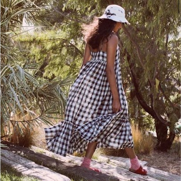 THE GREAT. Dresses & Skirts - NWOT The Great. The Dainty Gingham Dress in Black